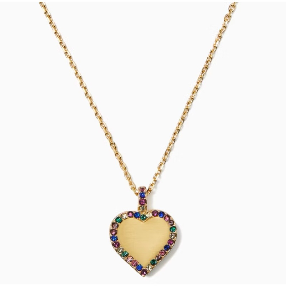 Kate Spade - Multicolor Heart Necklace